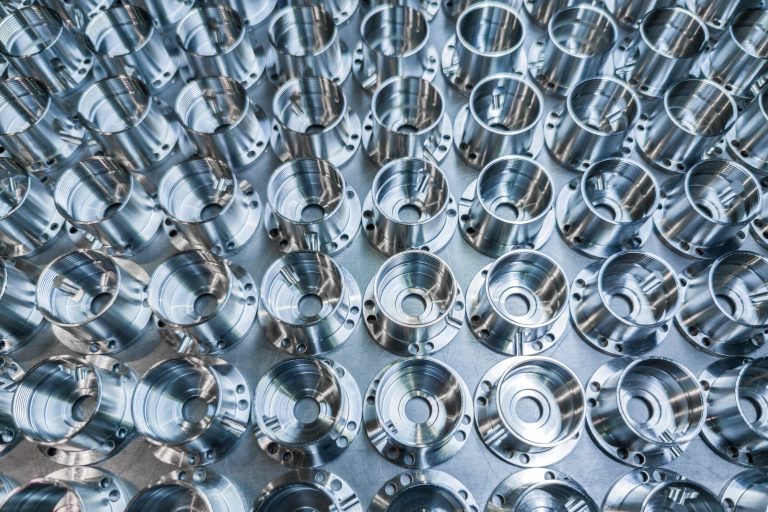 Aerospace components machined by CNC machines at JLYPT