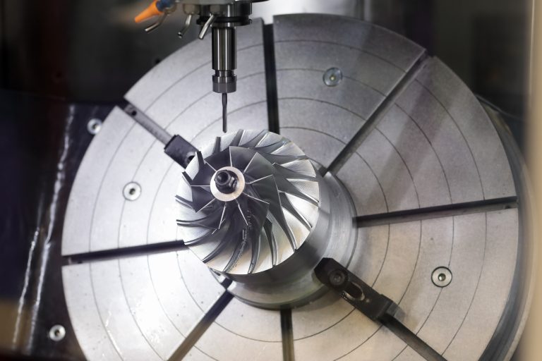 High-precision-CNC-machining-of-gamma-TiAl-alloy-turbocharger-wheels-by-JLYPT