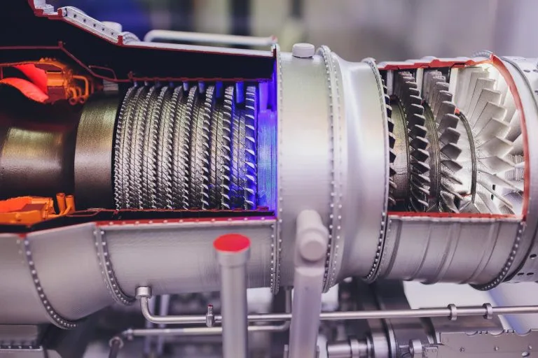 Section,Model,Of,A,Historic,Jet,Engine