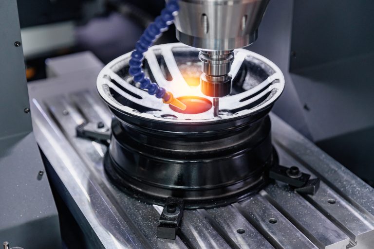 Industry CNC machine milling center cutting alloy rim wheel for sport car
