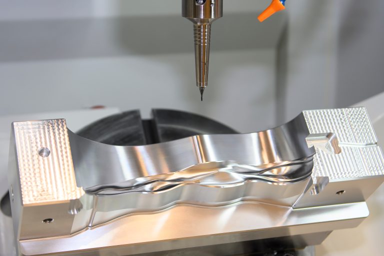 Jlypt 5-axis CNC machine performing precision aerospace component machining