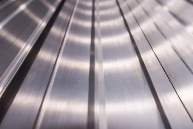 Abstract,Background,Made,Of,Aluminum,Sectional,Strips