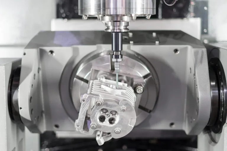 Jlypt 5-axis CNC machine product in operation demonstrating precision machining