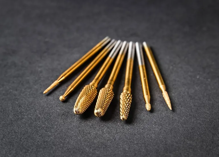 Dental drill with nano coating. Carbide burs - Dental equipment