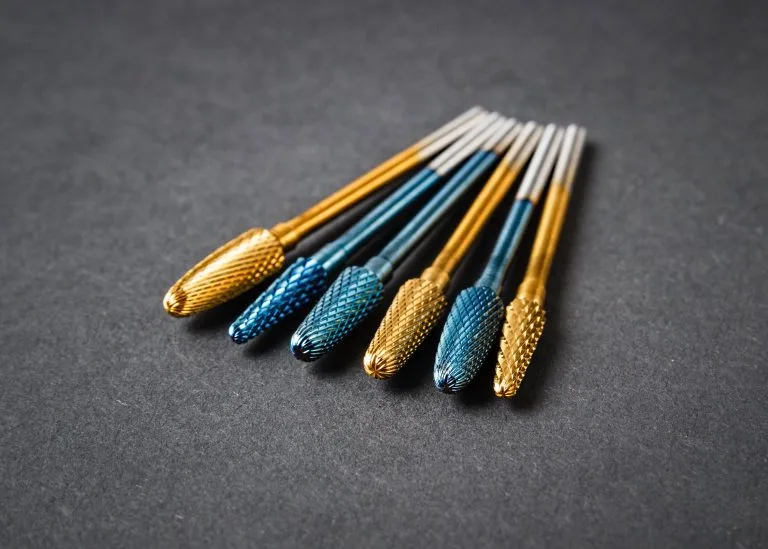 Dental drill with nano coating. Carbide burs - Dental equipment