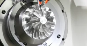 Aerospace CNC machining services on a mill-turn center for coaxial bores and faces