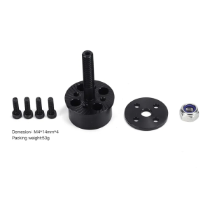 Drone propeller adapters CNC: 7075-T6 anodized taper adapter for repeatable prop centering