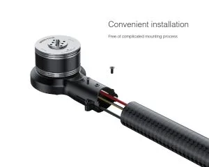 OEM UAV components manufacturer delivering anodized 7075 CNC machined motor mounts