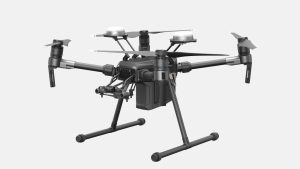 OEM UAV components manufacturer verifying a gimbal housing using CMM inspection