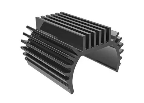 UAV heat sinks machining for a 6061-T6 anodized baseplate with flat TIM interface