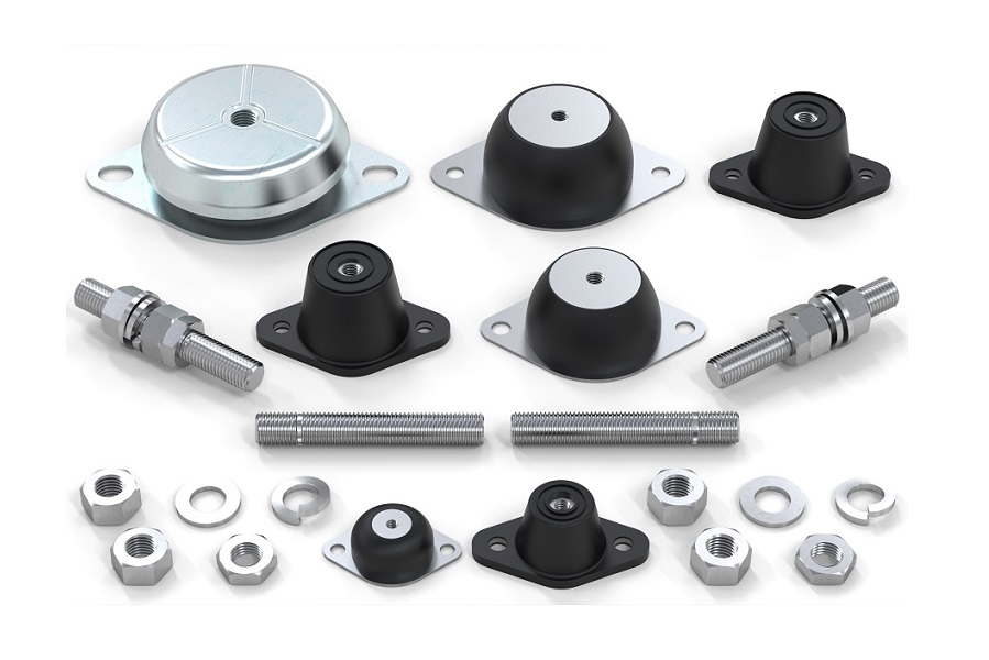 UAV antenna mounts manufacturing with anti-rotation features for vibration resistance
