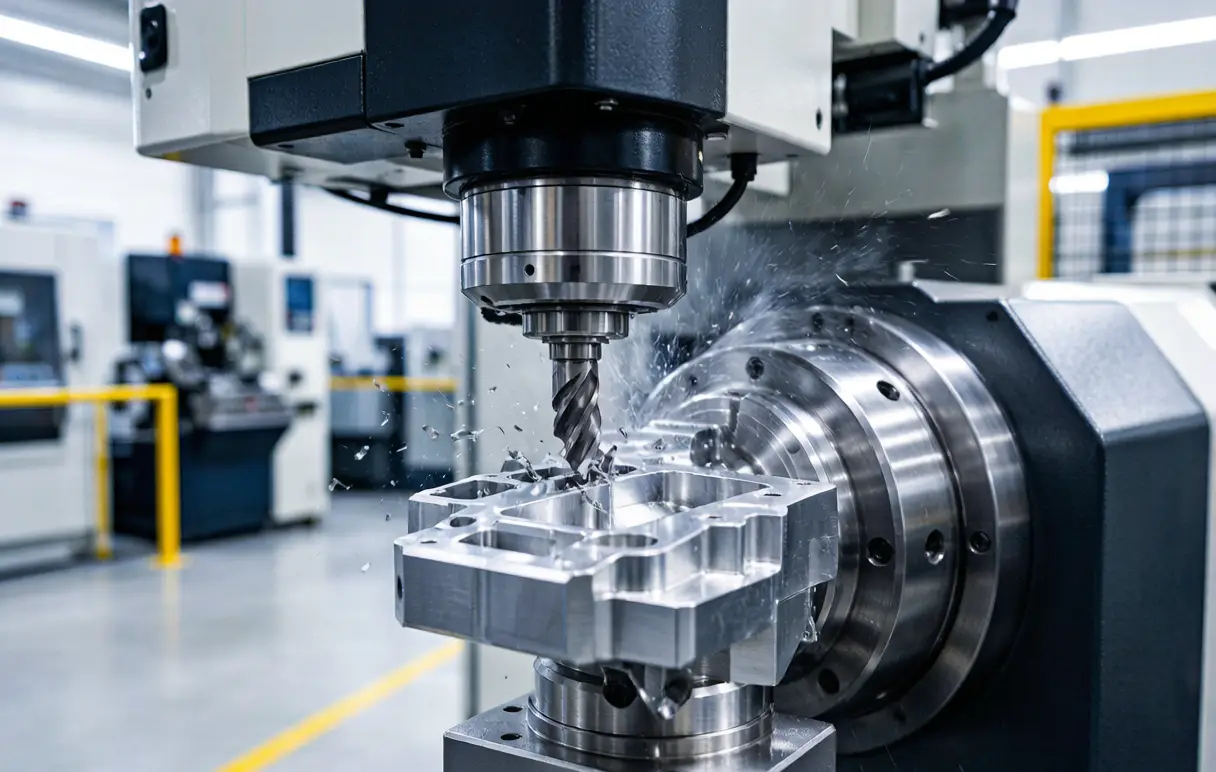 CNC machining cost guide 2026 - precision CNC milling in action